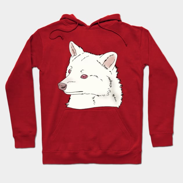 Albino Raccoon Head Hoodie by Animals shop